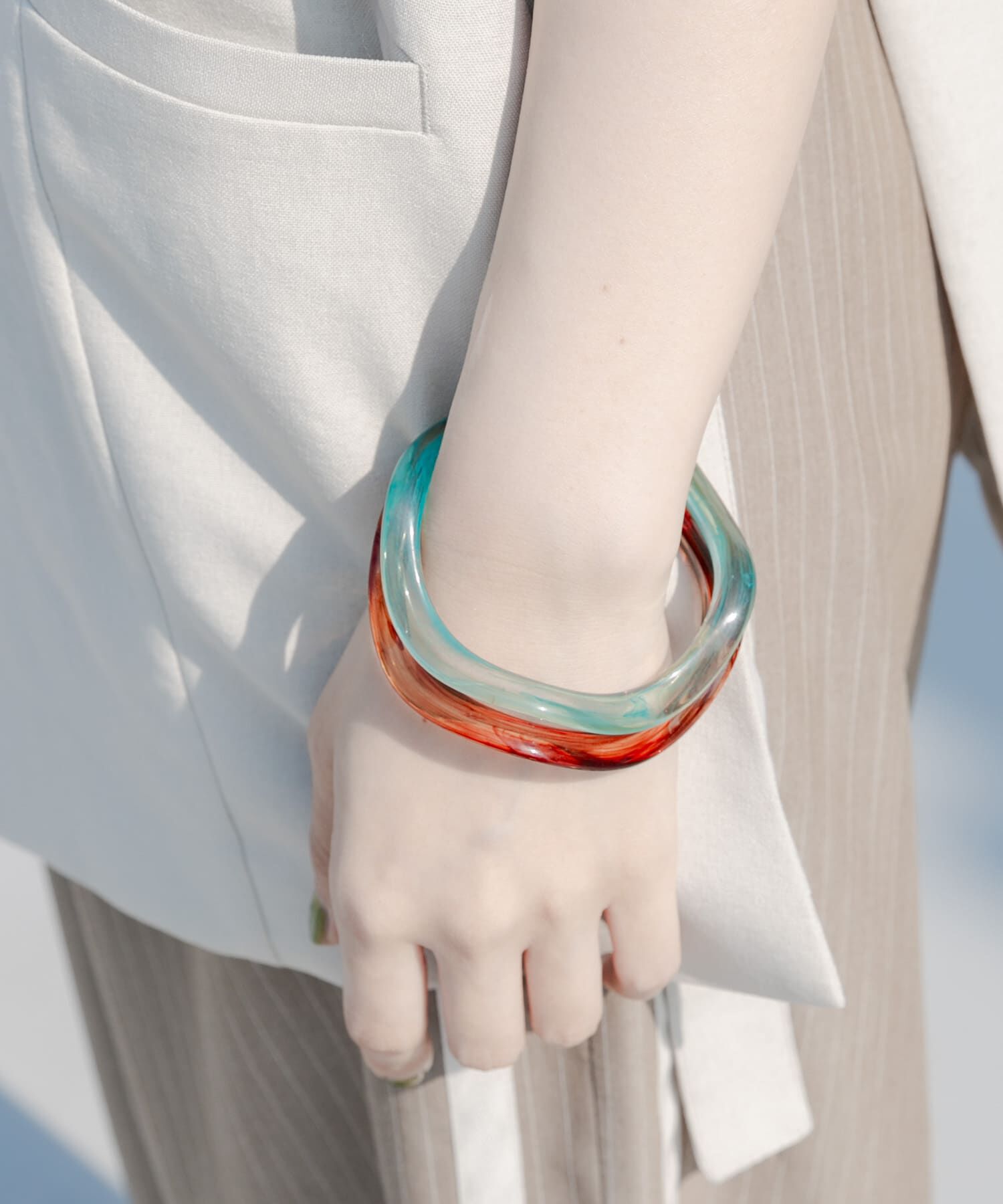 SMELLY「クリア2セットバングル」|ブレスレット・バングル|