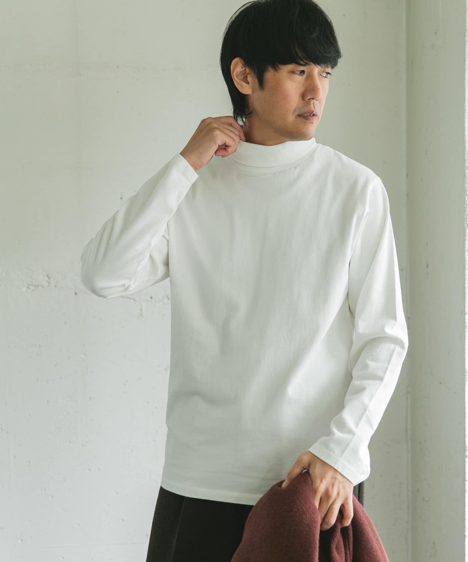 URBAN RESEARCH DOORS「Grow Organic タートルネックTシャツ」|Tシャツ・カットソー|