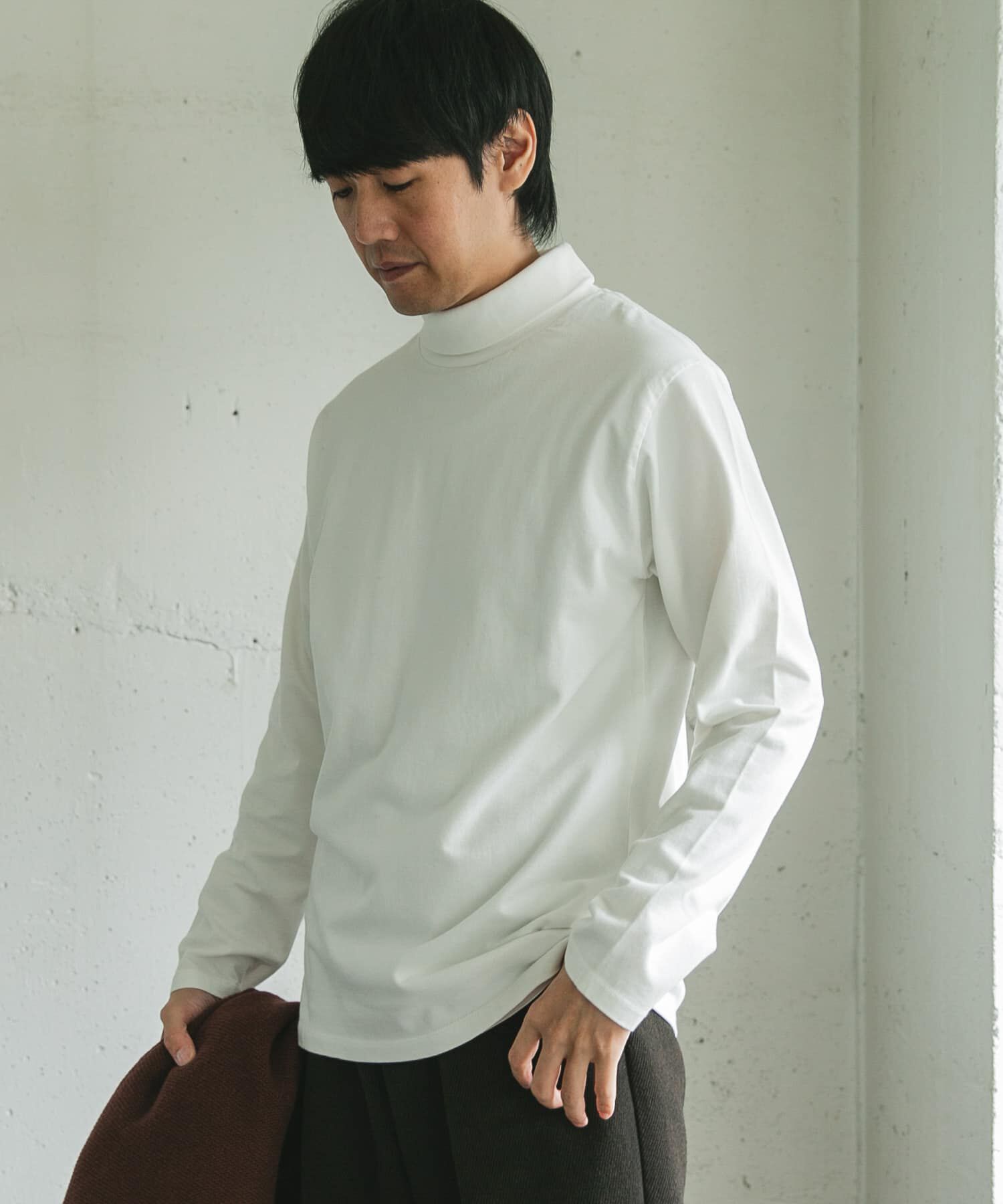 URBAN RESEARCH DOORS「Grow Organic タートルネックTシャツ」|Tシャツ・カットソー|