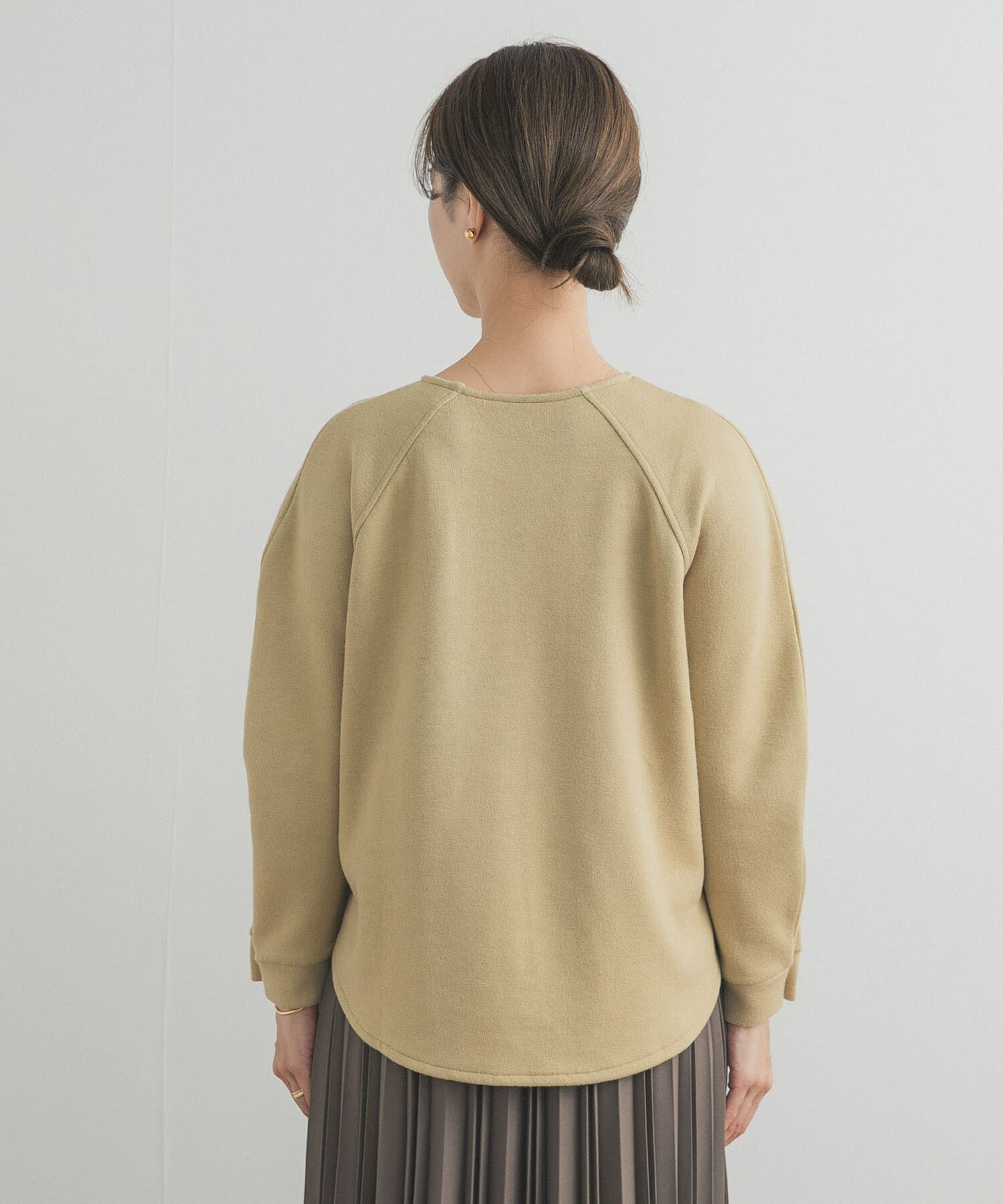 URBAN RESEARCH DOORS「カーブスリーブプルオーバー」|Tシャツ・カットソー|