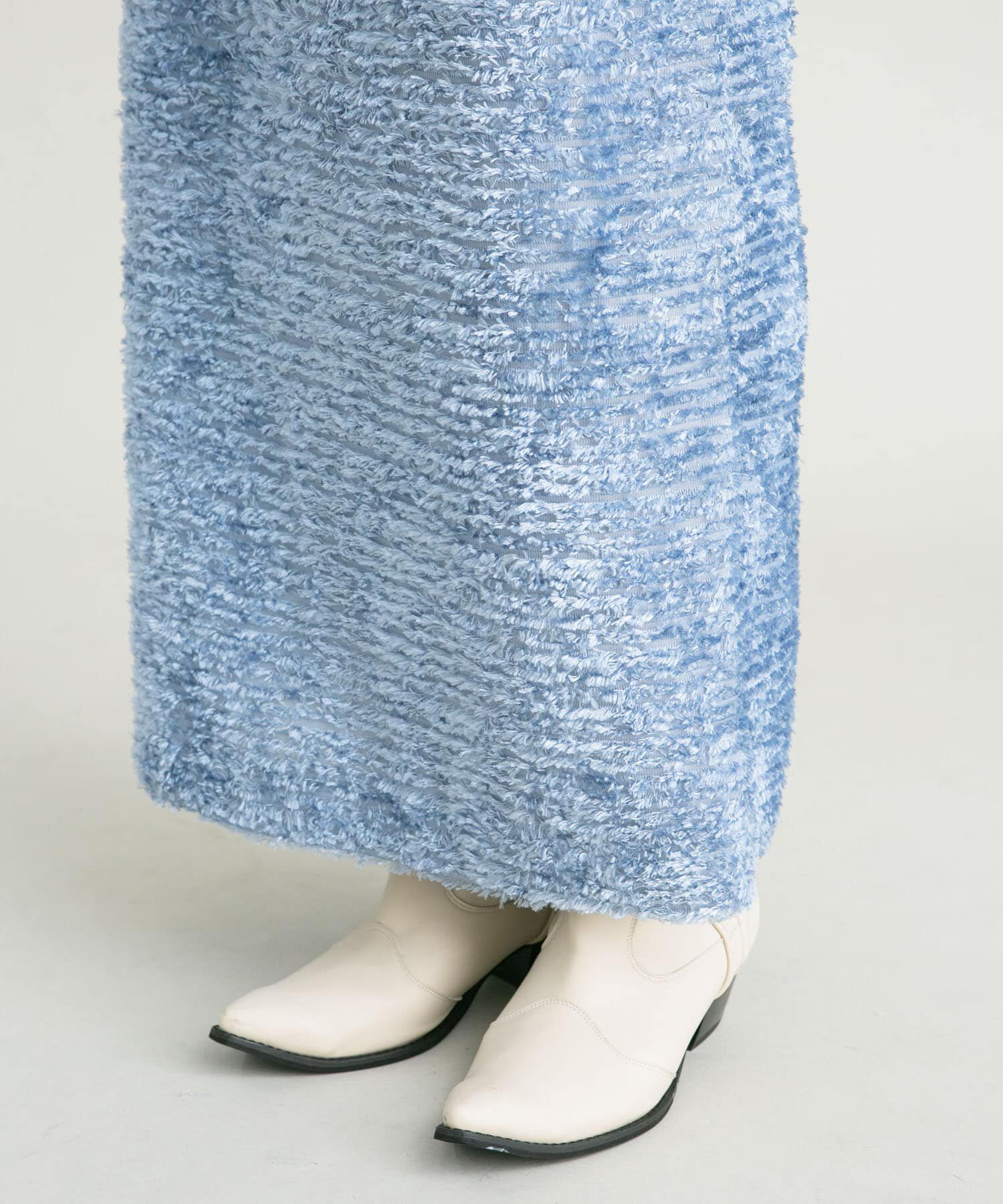  「ミニフリンジタイトスカート」|スカート|