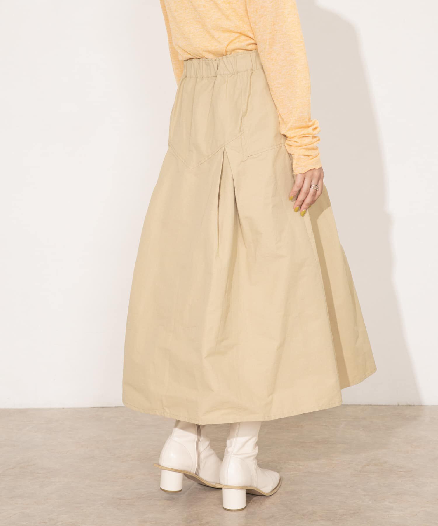  「タックミディスカート」|スカート|