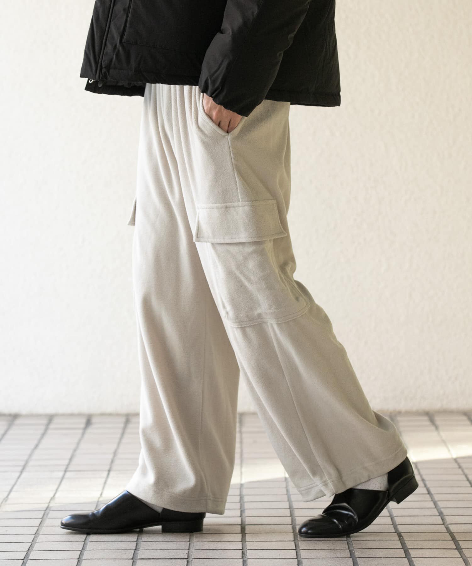 SENSE OF PLACE by URBAN RESEARCH「フリースカーゴパンツ」|その他|