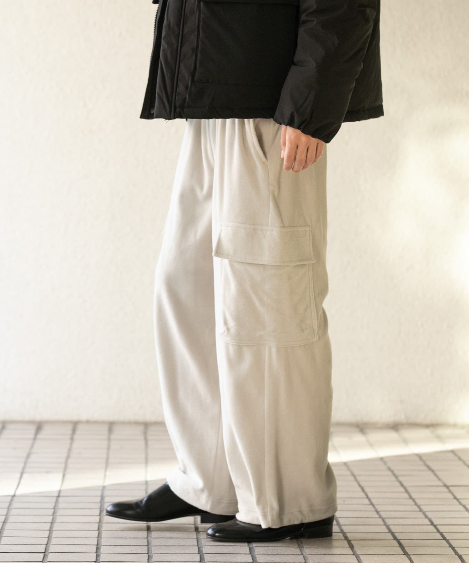 SENSE OF PLACE by URBAN RESEARCH「フリースカーゴパンツ」|その他|