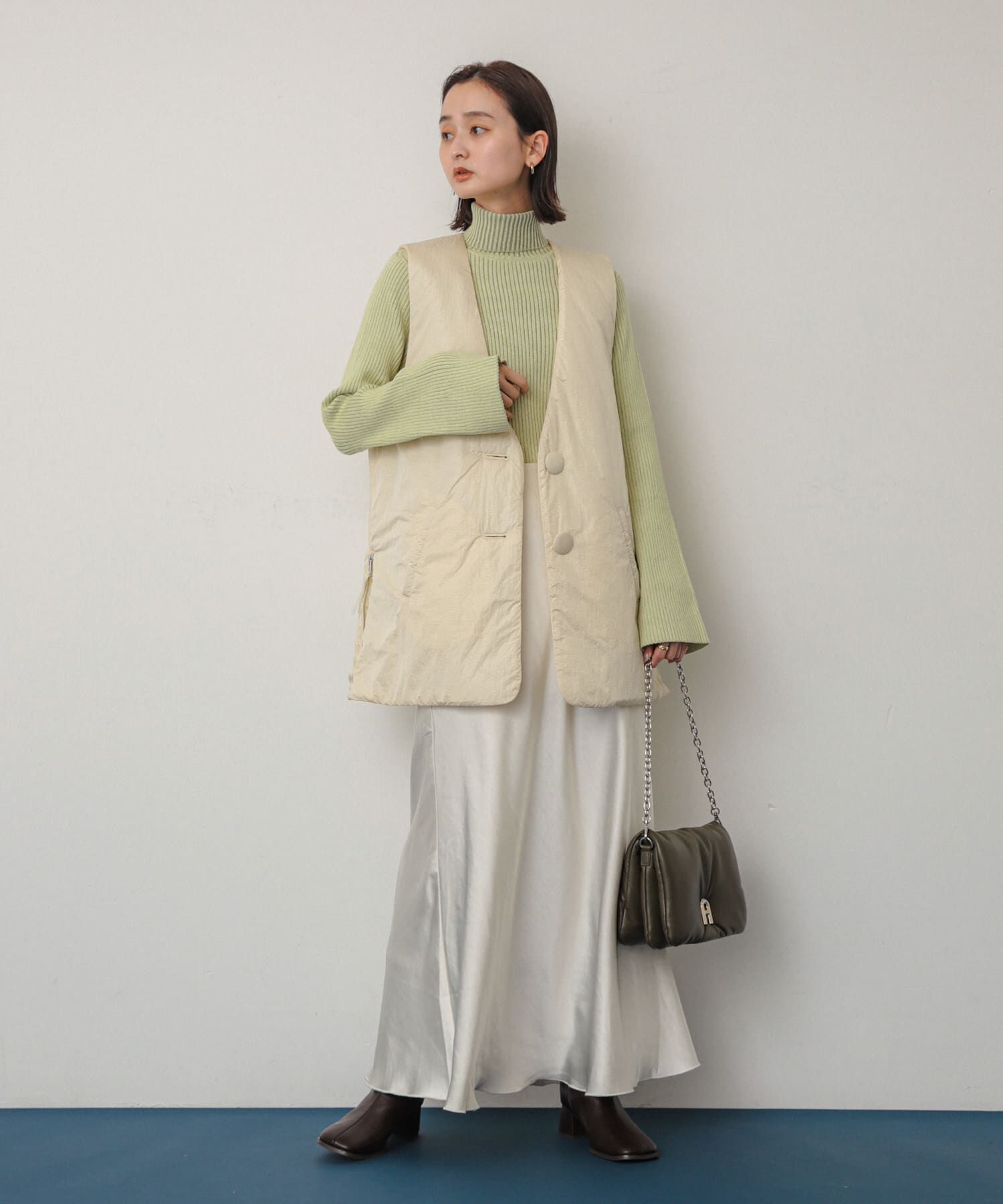 SENSE OF PLACE by URBAN RESEARCH「サイドジップパフベスト」|ダウンベスト・ベスト|