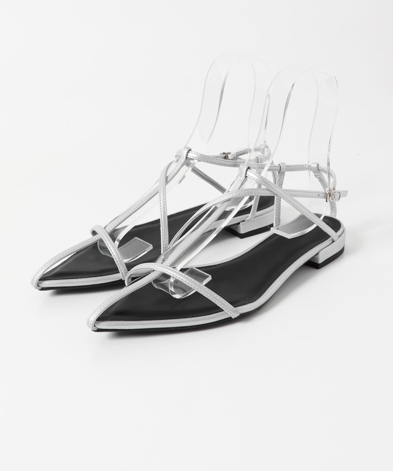 SENSE OF PLACE by URBAN RESEARCH「ポインテッドナローストラップサンダル」|サンダル|