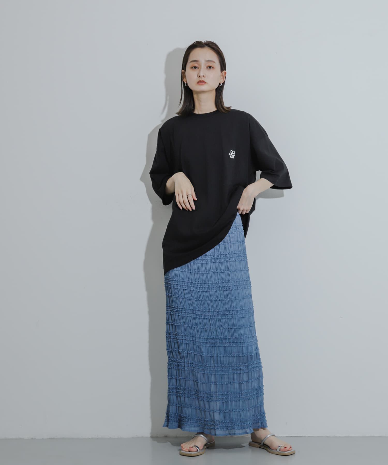 SENSE OF PLACE by URBAN RESEARCH「アイラインフリルスカート」|スカート|