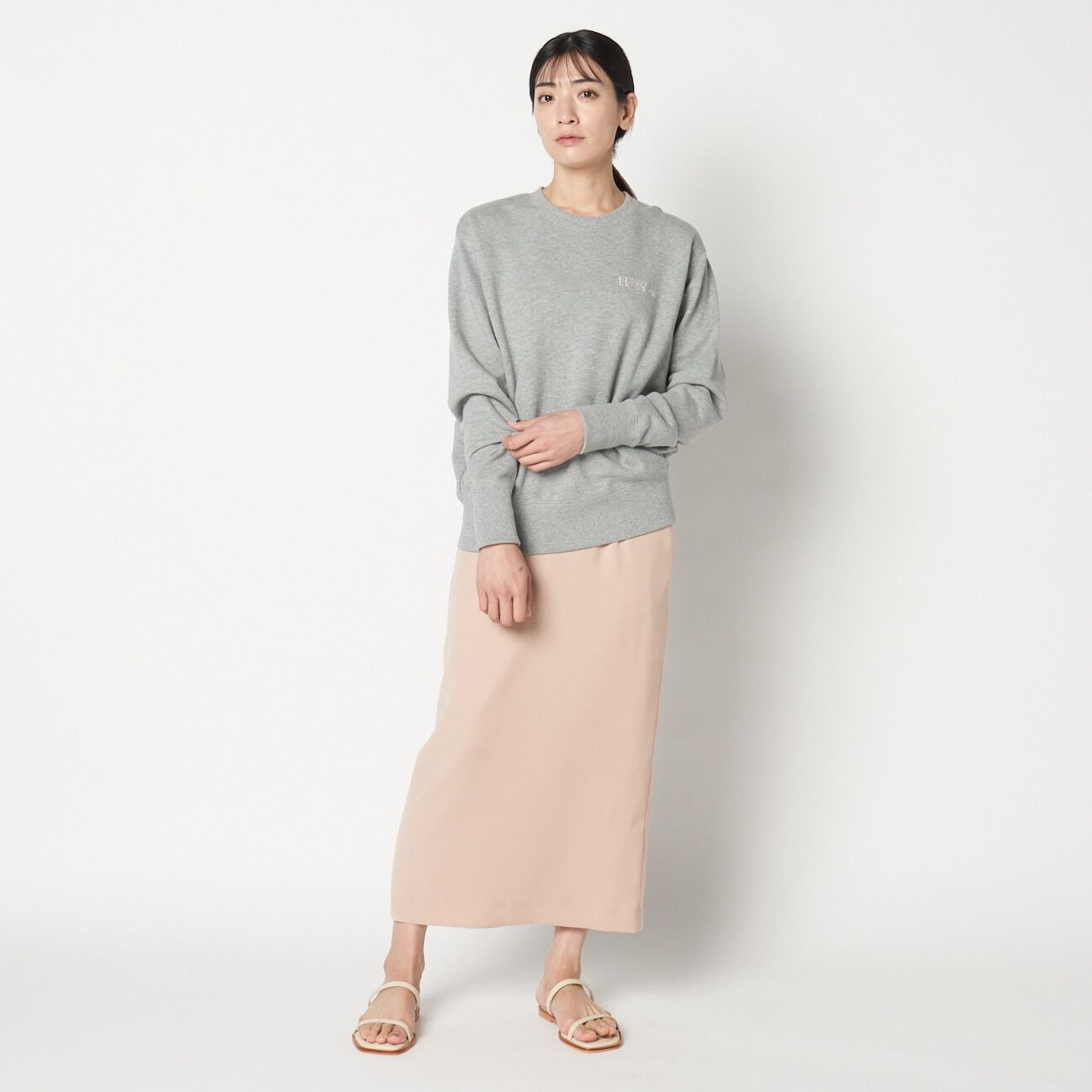 HELIOPOLE「HELIOPOLE SILKY DOUBLE TWILL LEAN SK」|スカート|