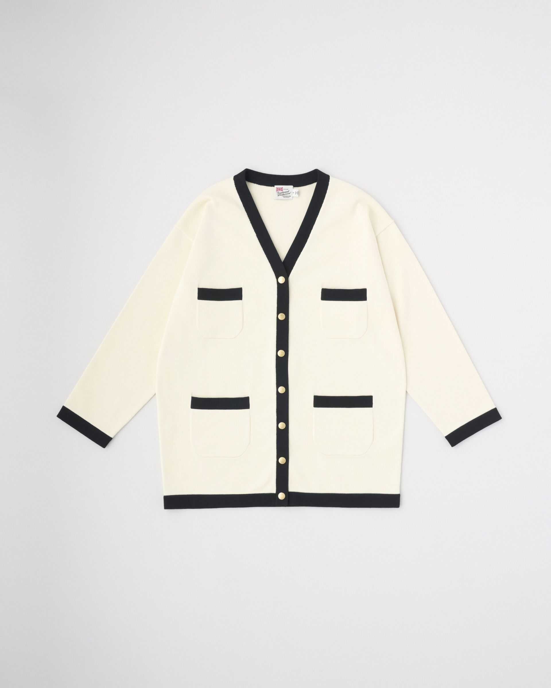 Traditional Weatherwear「ARKLEY KNIT V LONG」|ニット・セーター|ｴｸﾘｭ&times;ﾌﾞﾗｯｸ