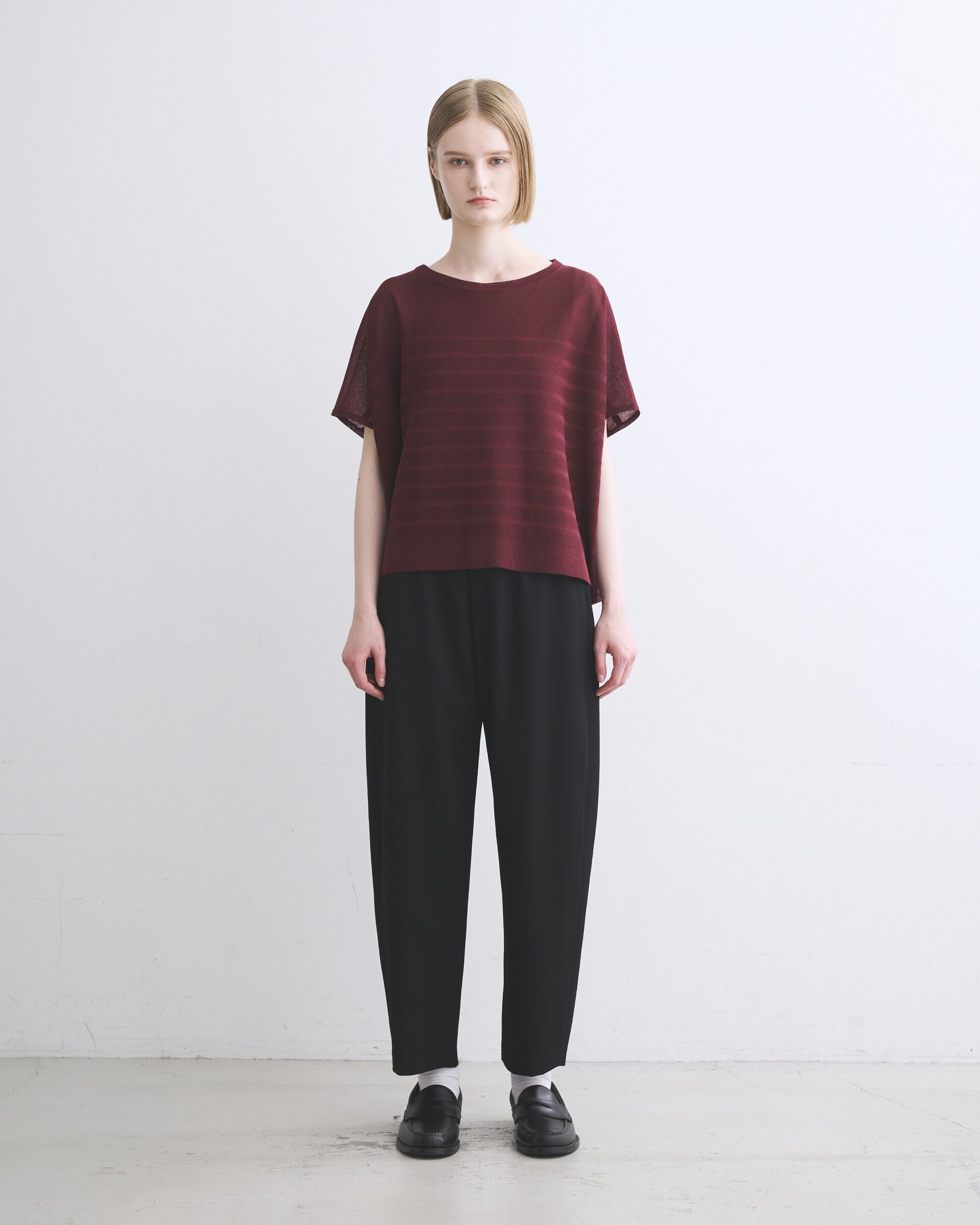 Traditional Weatherwear「LYNE KNIT SHEER NO SLEEVE」|ニット・セーター|