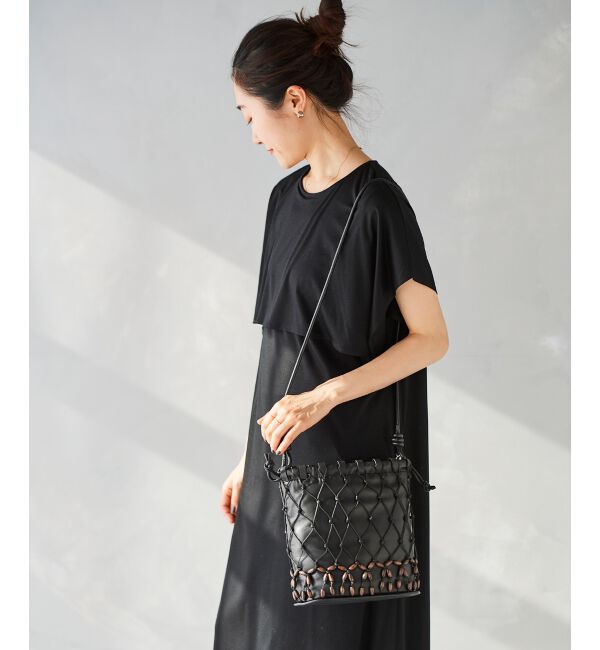 le.coeur blanc「BAGMATI レザー&times;コードショルダー」|ショルダー・メッセンジャー|