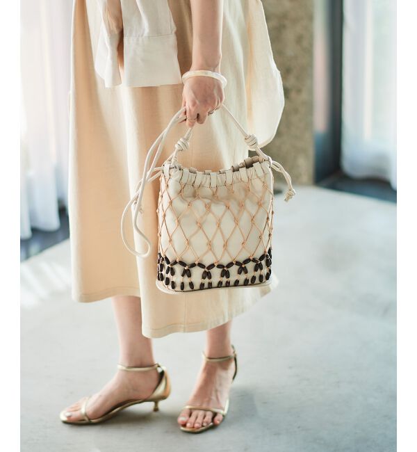 le.coeur blanc「BAGMATI レザー&times;コードショルダー」|ショルダー・メッセンジャー|