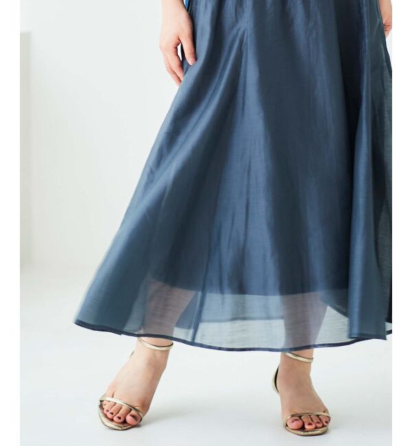 le.coeur blanc「《手洗い可能》キリカエギャザースカート」|スカート|