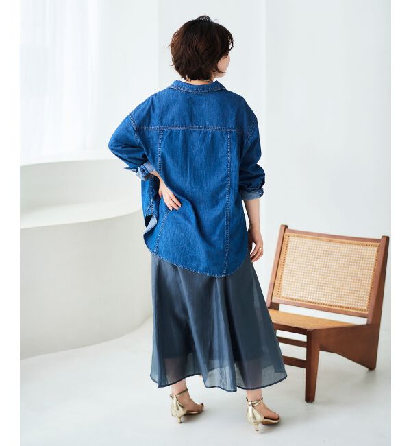 le.coeur blanc「《手洗い可能》キリカエギャザースカート」|スカート|