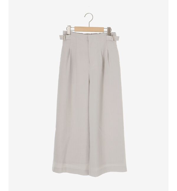  「《手洗い可能》タンブラーブッチャータックワイドパンツ」|その他|