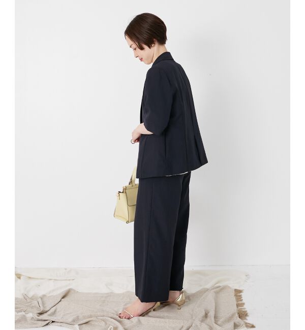  「《手洗い可能》タンブラーブッチャータックワイドパンツ」|その他|