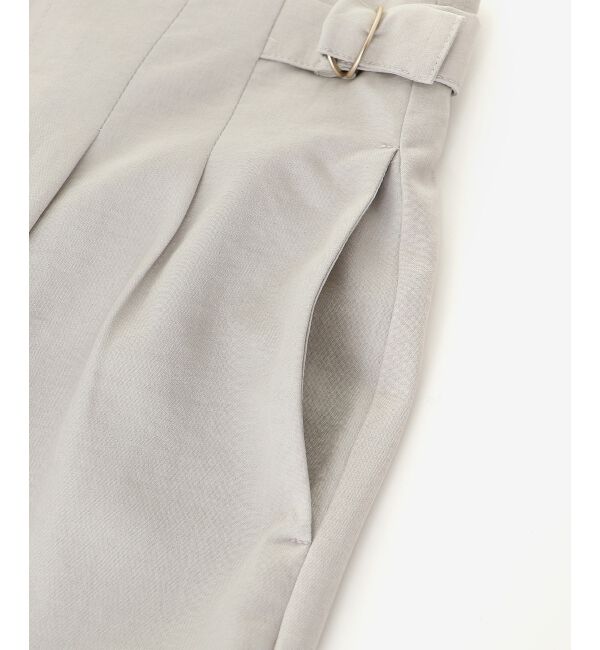  「《手洗い可能》タンブラーブッチャータックワイドパンツ」|その他|