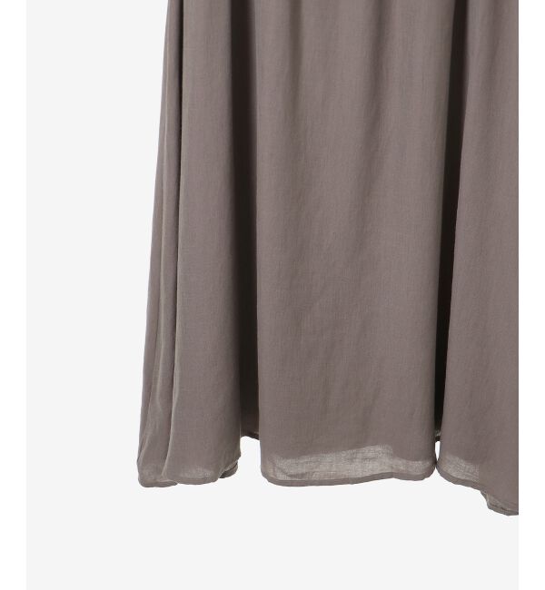  「リネンライクハーフスリーブワンピース」|ワンピース|