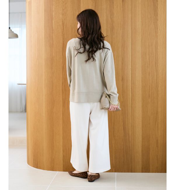  「リングボタンクルーカーディガン」|カーディガン|