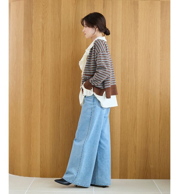  「リングボタンクルーカーディガン」|カーディガン|