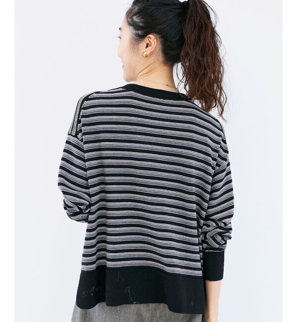  「リングボタンクルーカーディガン」|カーディガン|