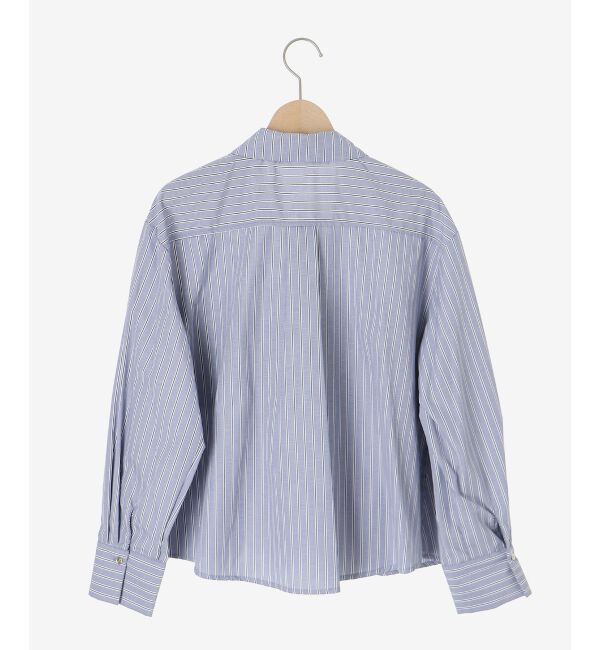  「《WEB・一部店舗限定》AL ストライプフロントフリルブラウス」|シャツ・ブラウス|