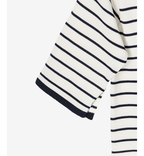 MAJESTICLEGON「クロップドボーダーカーディガン」|カーディガン|