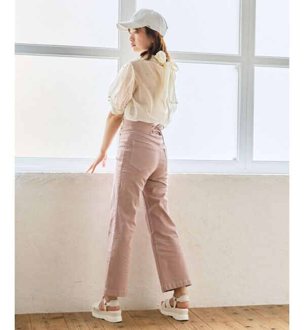 MAJESTICLEGON「バックリボンパールシアーブラウス」|シャツ・ブラウス|