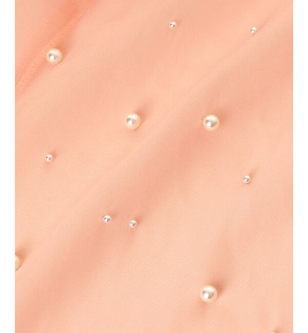 MAJESTICLEGON「バックリボンパールシアーブラウス」|シャツ・ブラウス|