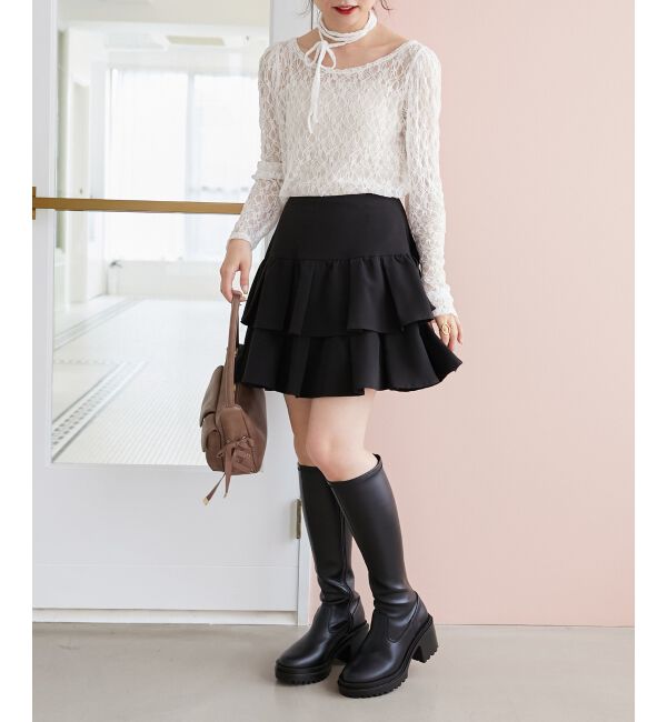 MAJESTICLEGON「盛れるストレッチロングブーツ」|ロングブーツ|