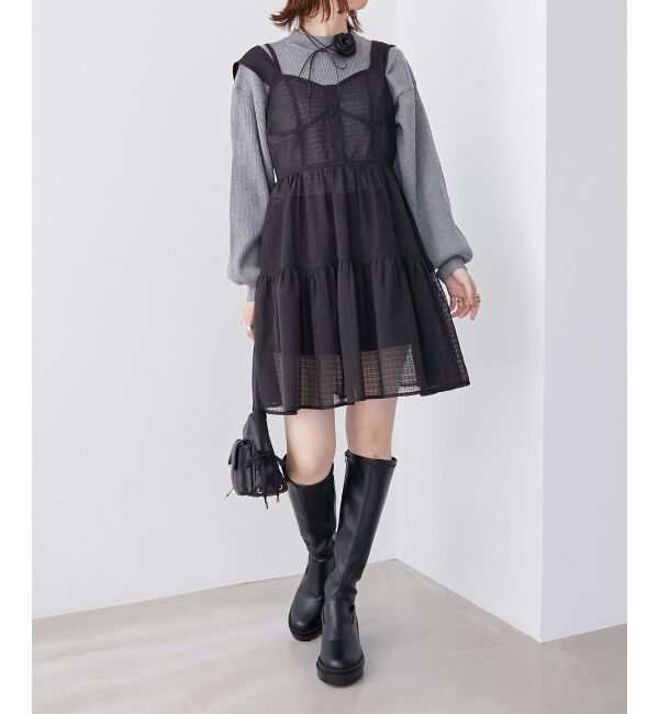 MAJESTICLEGON「盛れるストレッチロングブーツ」|ロングブーツ|