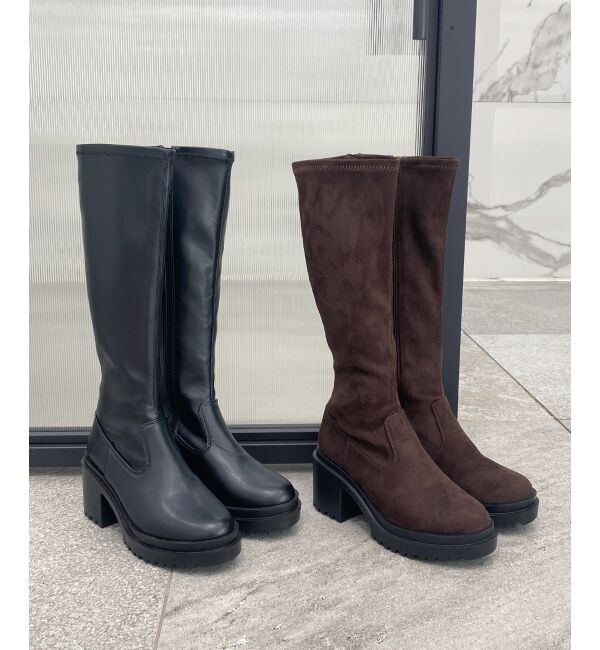 MAJESTICLEGON「盛れるストレッチロングブーツ」|ロングブーツ|