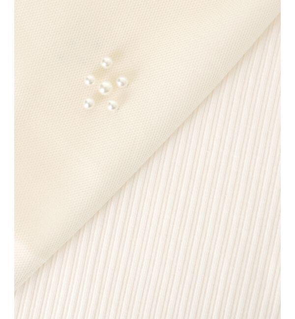  「パールチュールスリーブ長袖トップス」|Tシャツ・カットソー|