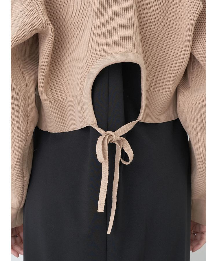 earth music&ecology「バックリボンボレロ」|カーディガン|