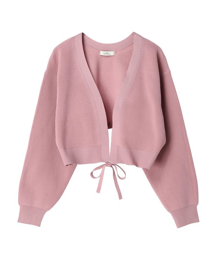 earth music&ecology「バックリボンボレロ」|カーディガン|