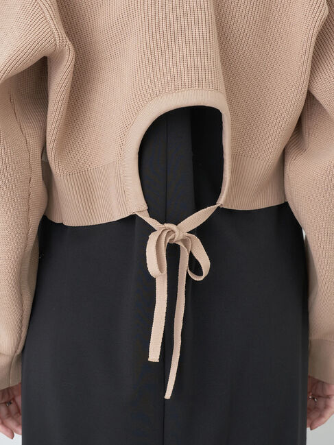 earth music&ecology「バックリボンボレロ」|カーディガン|