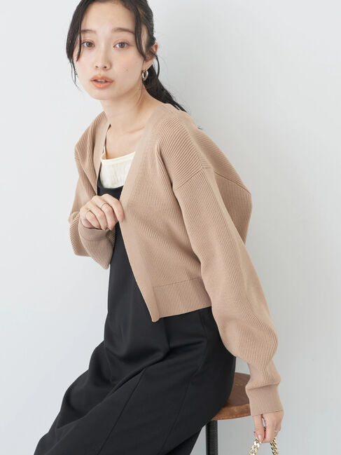 earth music&ecology「バックリボンボレロ」|カーディガン|