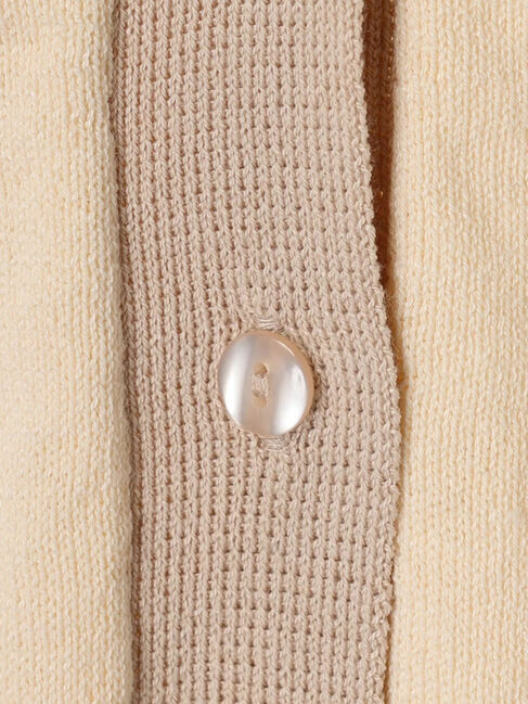 earth music&ecology「配色ラインニットカーディガン」|カーディガン|