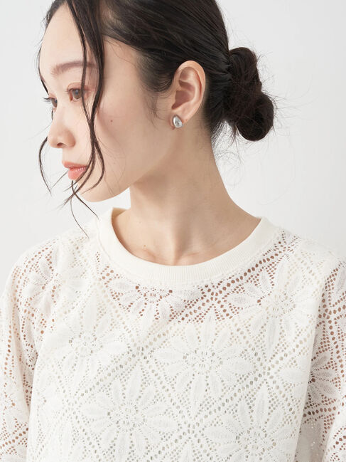 earth music&ecology「レースプルオーバー」|Tシャツ・カットソー|