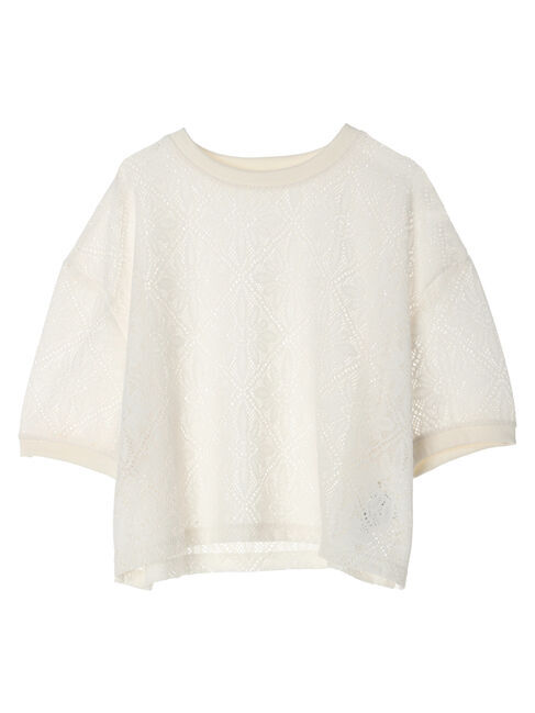 earth music&ecology「レースプルオーバー」|Tシャツ・カットソー|