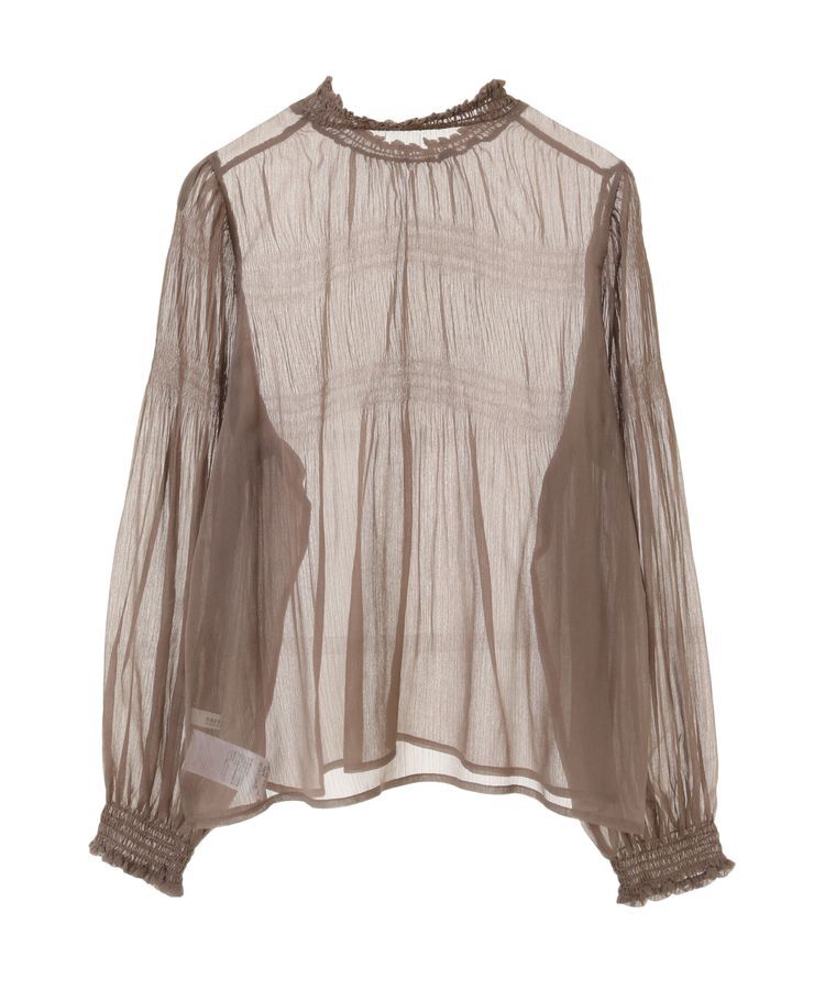 earth music&ecology「マジョリカプリーツシアープルオーバー」|Tシャツ・カットソー|