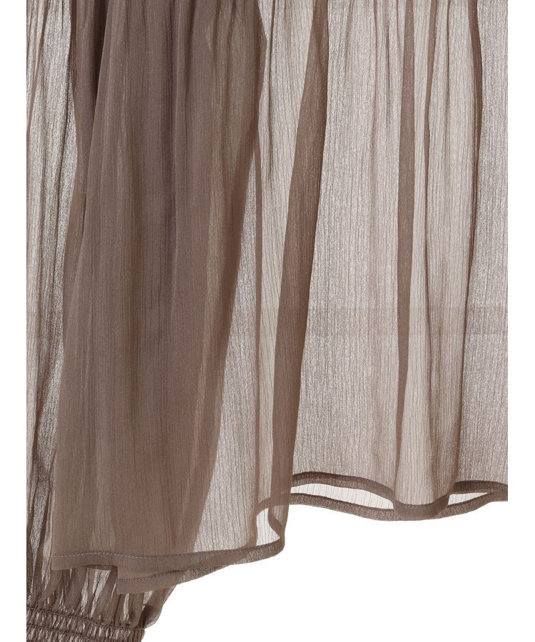 earth music&ecology「マジョリカプリーツシアープルオーバー」|Tシャツ・カットソー|