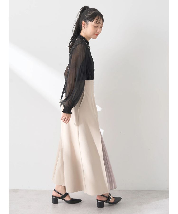 earth music&ecology「マジョリカプリーツシアープルオーバー」|Tシャツ・カットソー|