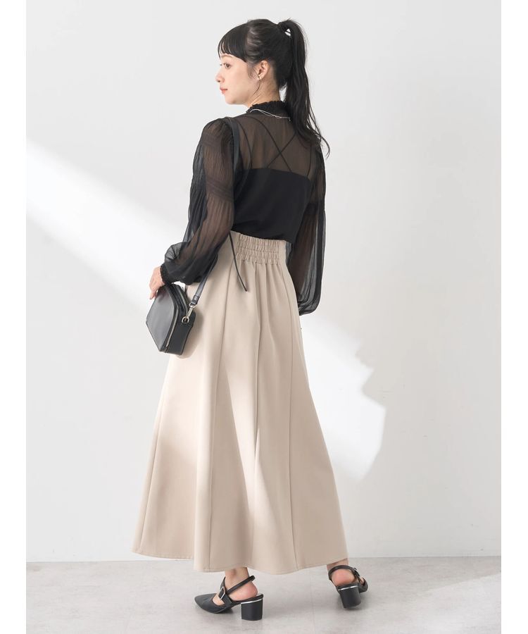 earth music&ecology「マジョリカプリーツシアープルオーバー」|Tシャツ・カットソー|