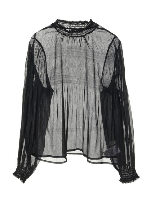 earth music&ecology「マジョリカプリーツシアープルオーバー」|Tシャツ・カットソー|