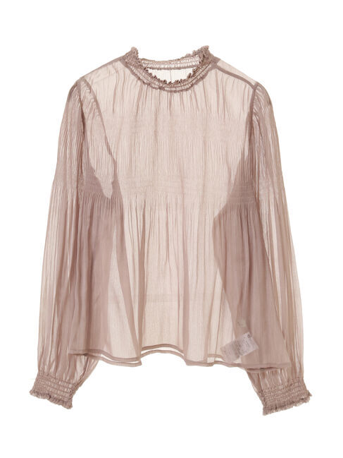 earth music&ecology「マジョリカプリーツシアープルオーバー」|Tシャツ・カットソー|