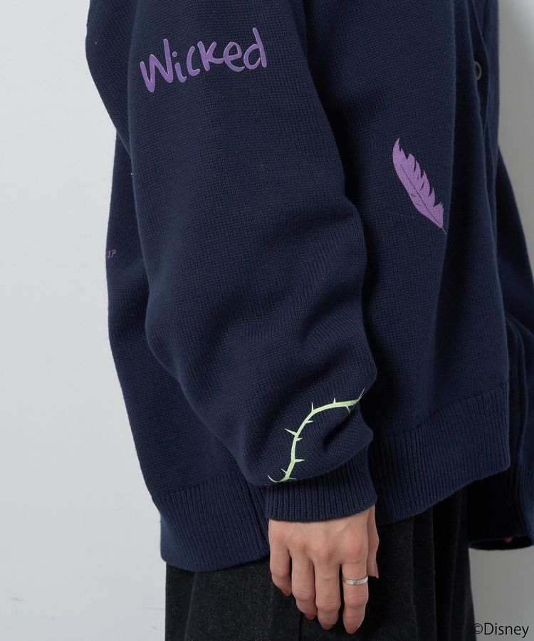 earth music&ecology「Villains　マレフィセント/ニットカーディガン」|カーディガン|