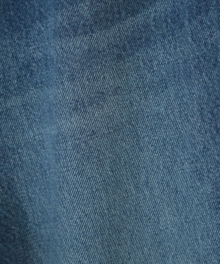 earth music&ecology「セルフカットワイドデニムパンツ」|デニム|