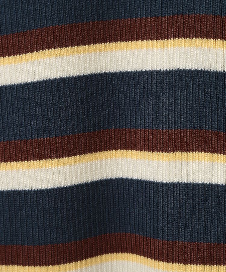 earth music&ecology「Wジップリブカーディガン」|カーディガン|