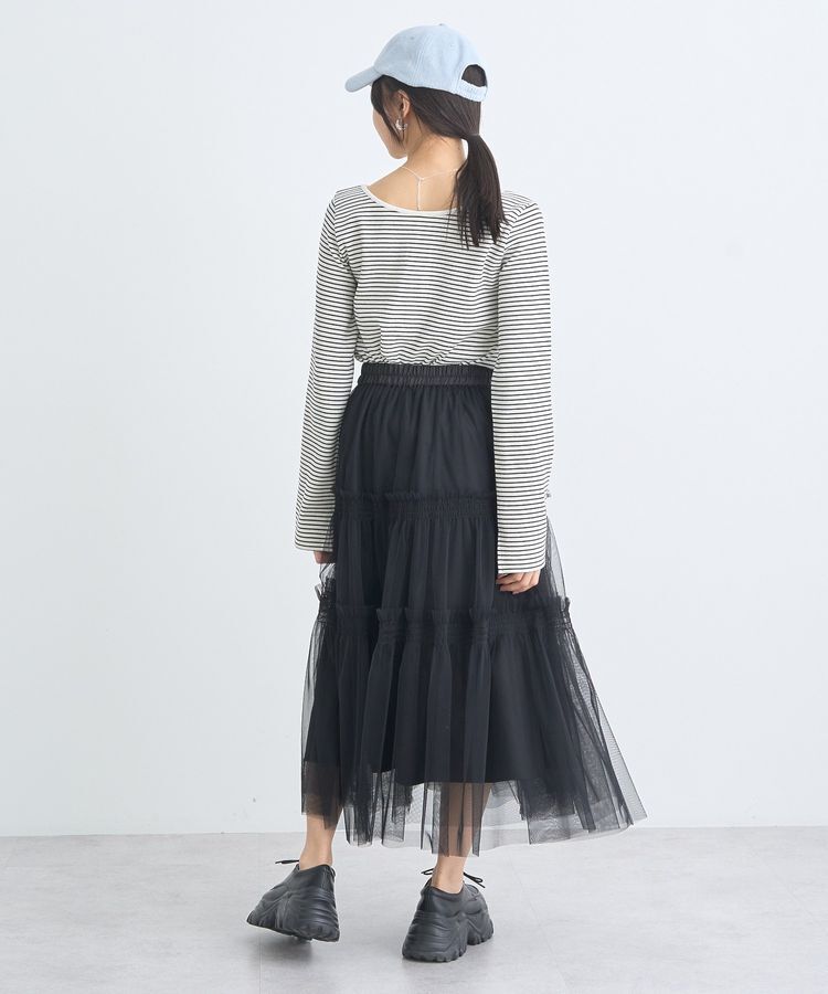 earth music&ecology「2WAYネックリブプルオーバー」|Tシャツ・カットソー|